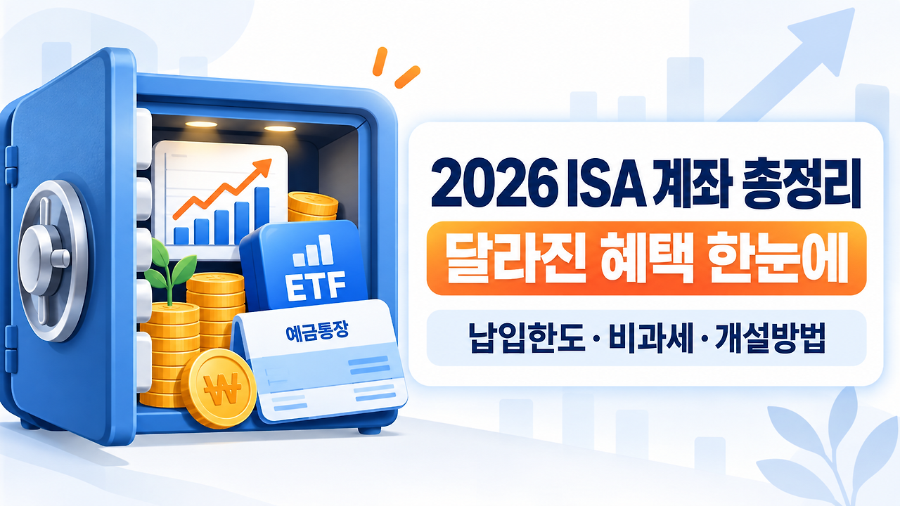 2026 ISA 계좌 총정리 대표 썸네일