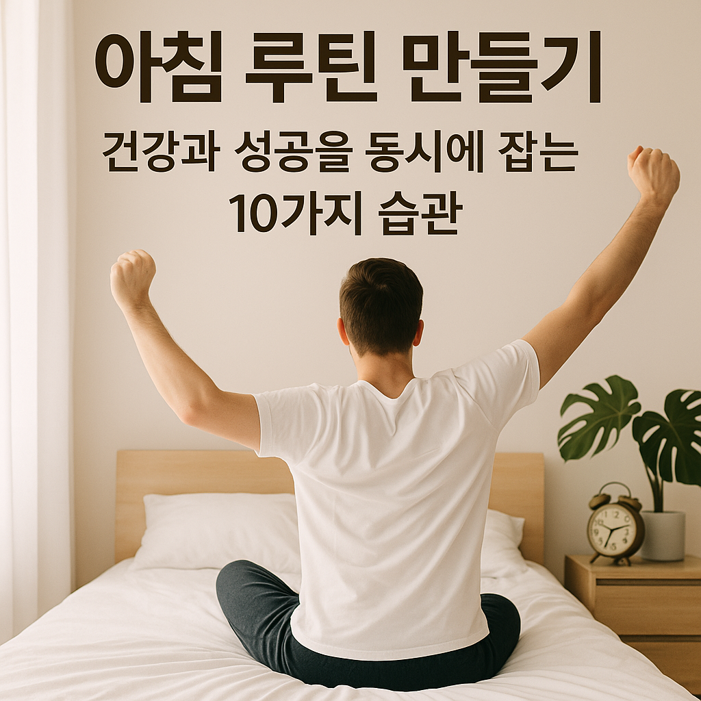 아침 루틴 만들기