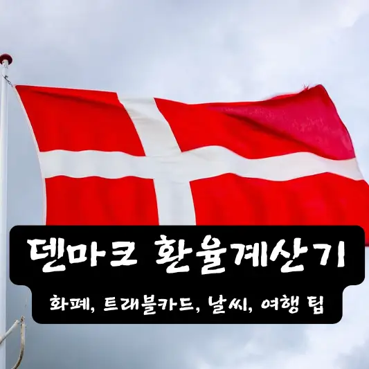 덴마크 환율 계산기 환전 방법