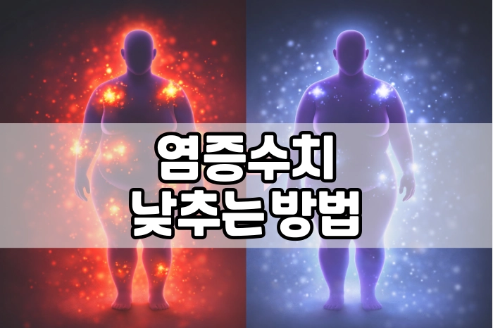 염증수치 낮추는 방법