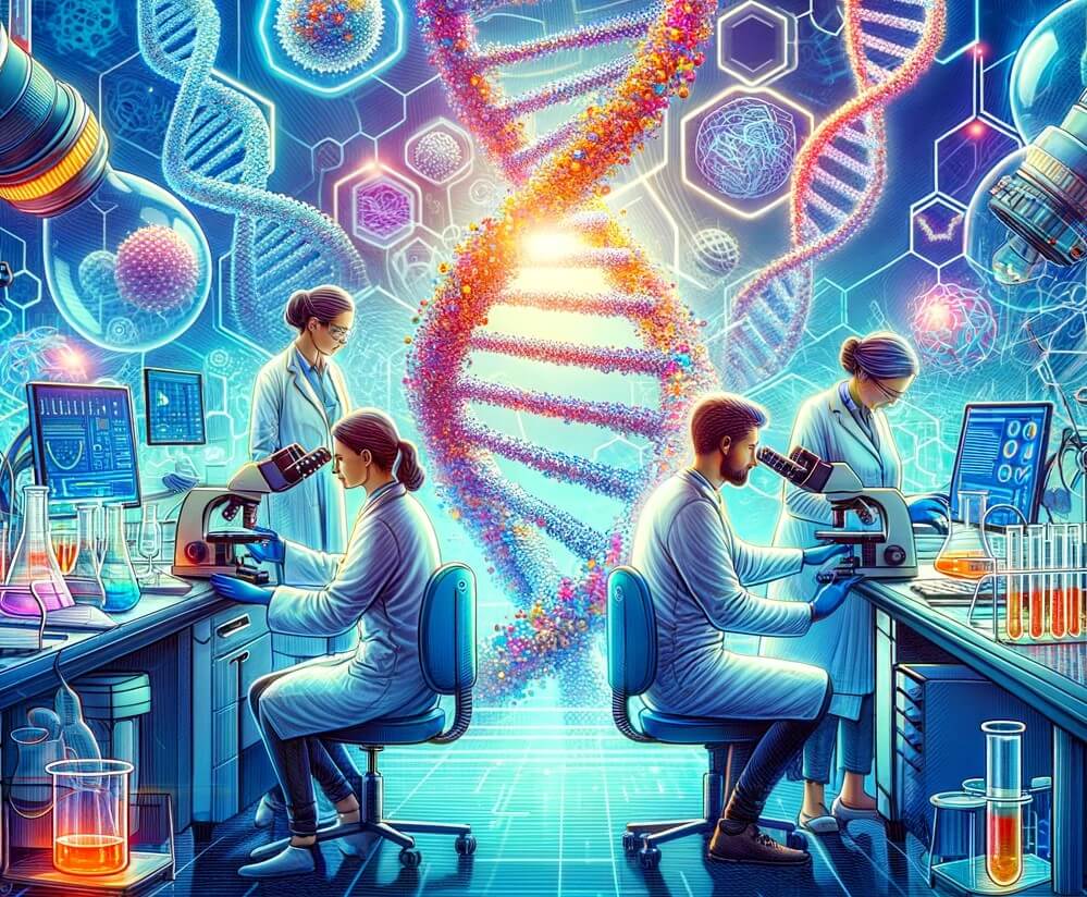 HLB 신약개발 연구 모습