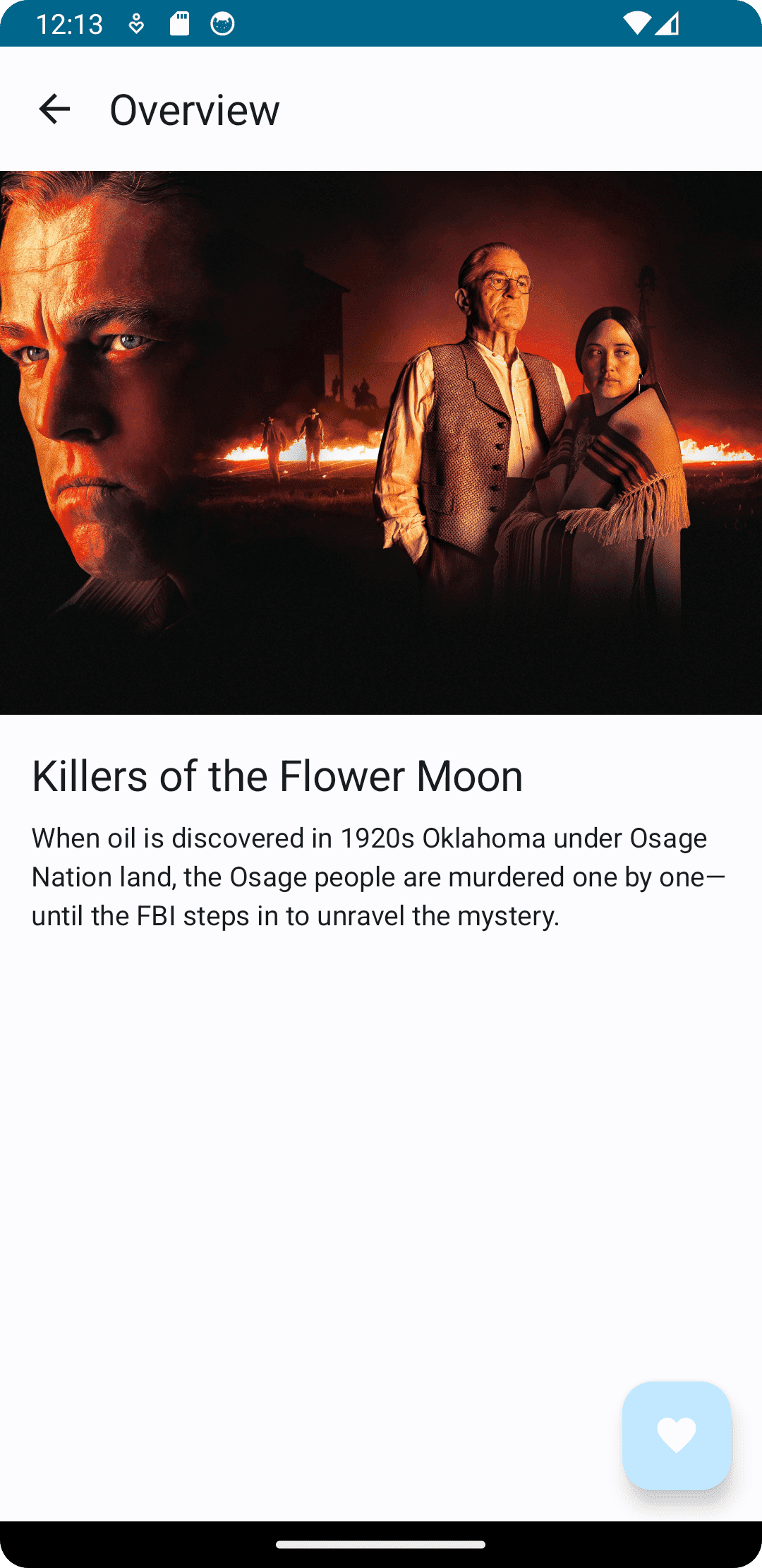 MovieDetailScreen 실행 모습