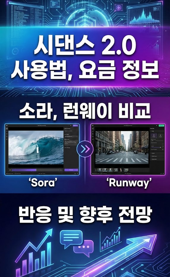 시댄스 2.0 사용법, 요금 정보, 소라, 런웨이 비교, 반응 및 향후 전망
