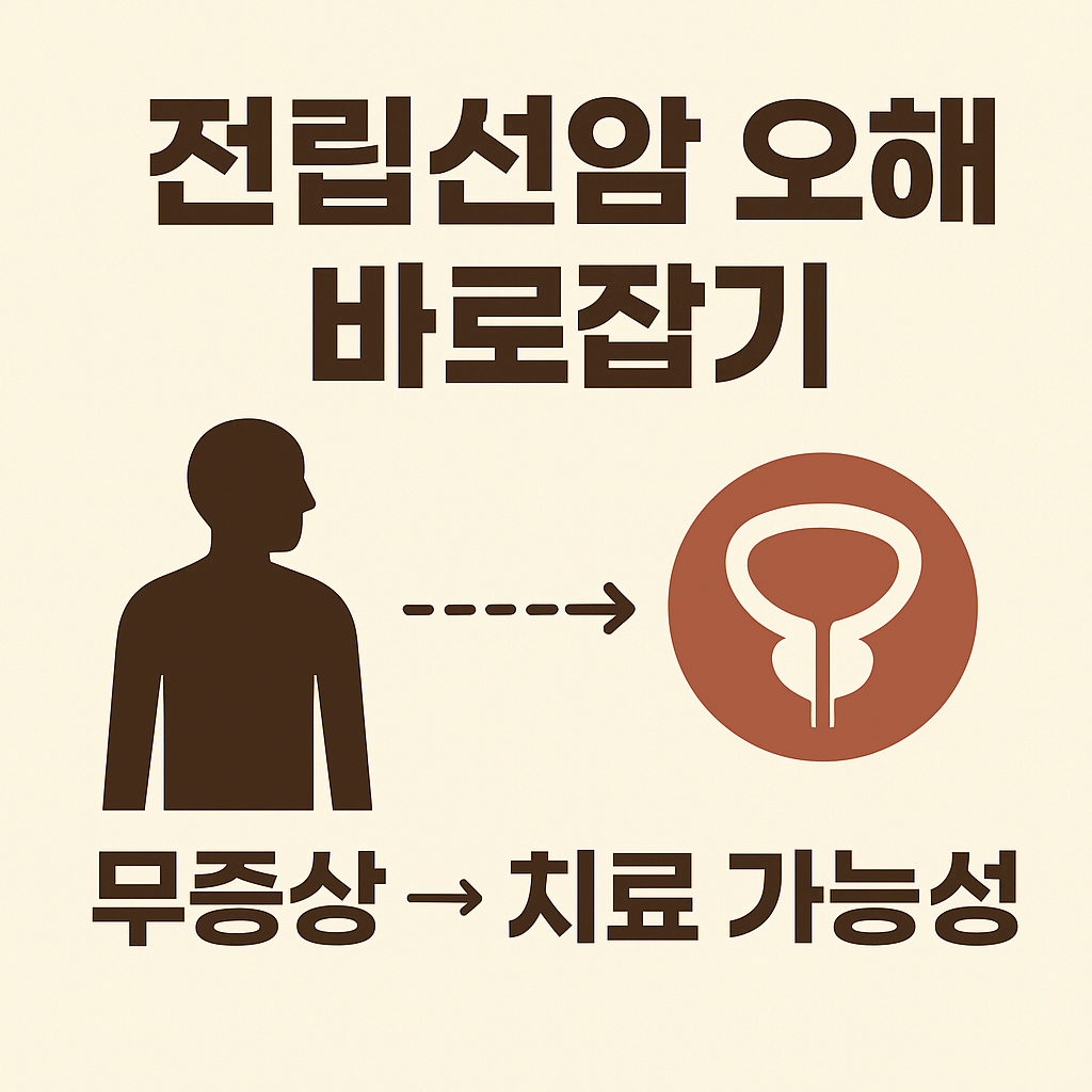 전립선암에 대한 7가지 오해와 진실: 초기 무증상부터 치료 가능성까지