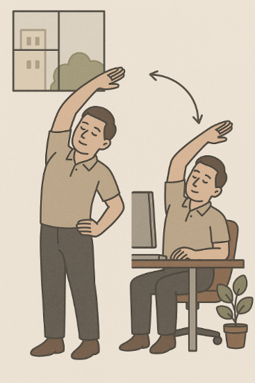 직장인 자세 회복운동