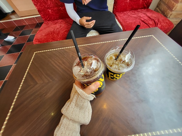 거문도 카페 마띠유 음료 