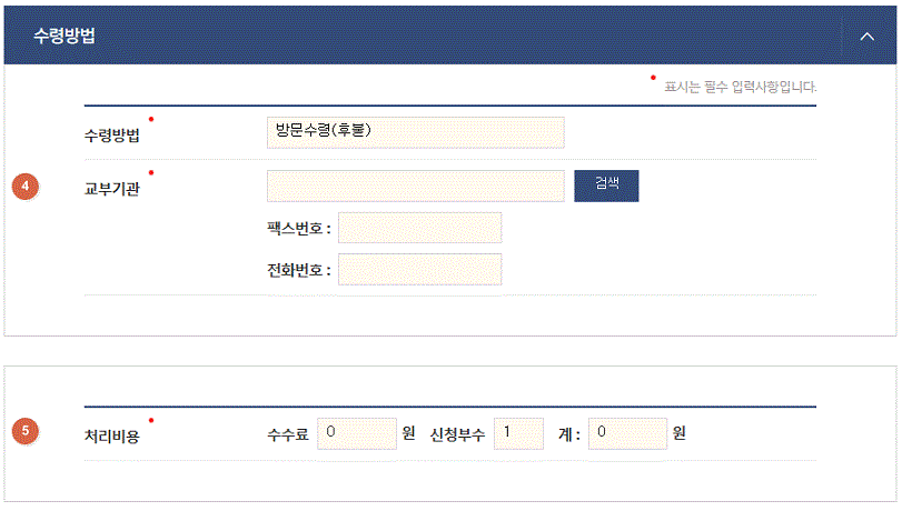 민방위 면제 신청 서류