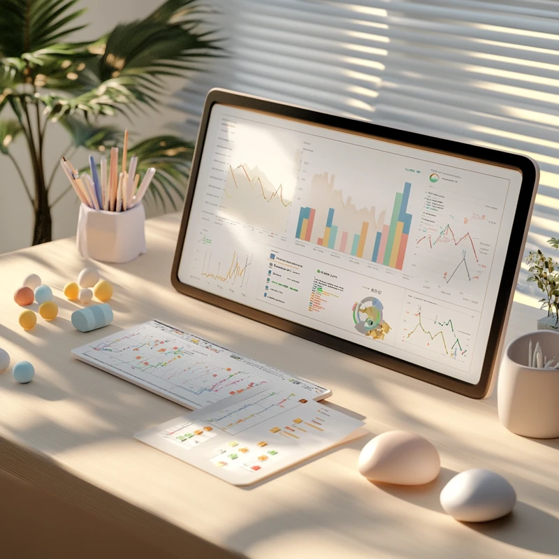 AI 및 테마형 ETF의 최근 수익률 변화와 성과 지표를 직관적으로 분석한 투자 대시보드, 수익률 분석, ETF 성과, 시장 트렌드, 기술주, 투자 전략
