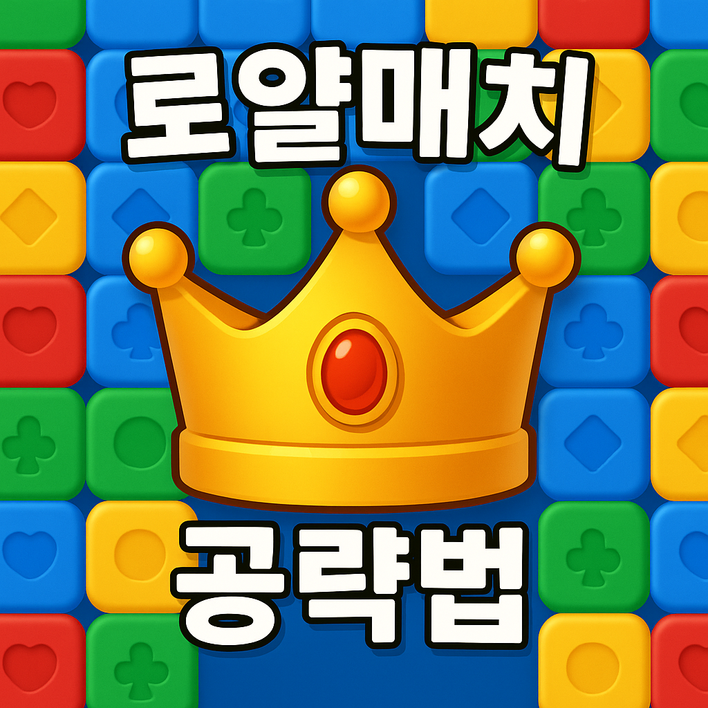 로얄매치(Royal Match) 공략법 완전정리