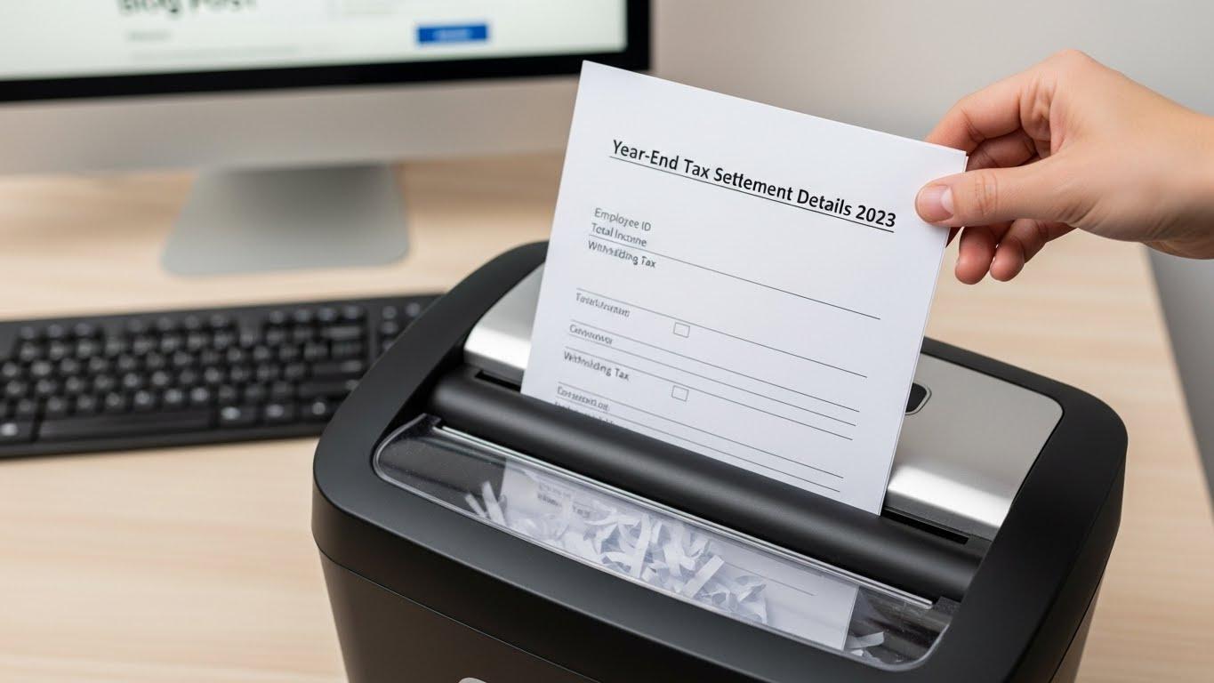 연말정산 내역 삭제