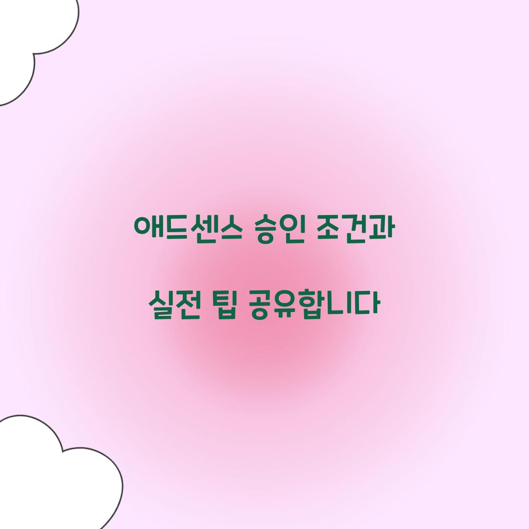 애드센스 승인