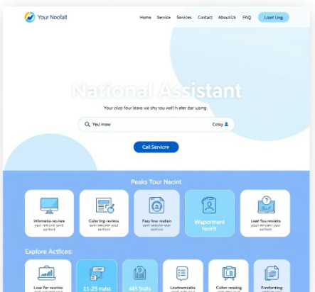 국민비서누리집 홈페이지그림