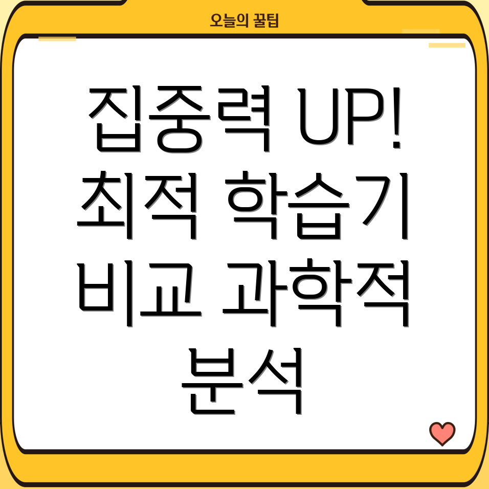 집중력향상이제는과학적으로당신에게맞는최적의학습기5가지비교분석
