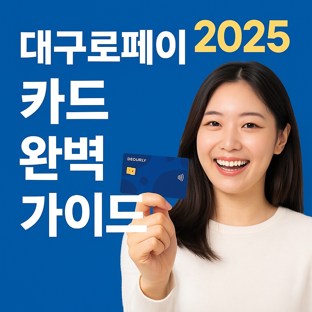 대구로페이 카드 총정리|실물·모바일 카드 발급·수수료·사용법 (2025)