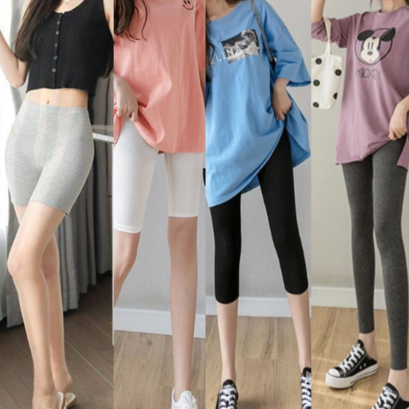 국산 레깅스 3부 5부 7부 9부 면 스판 쫀쫀한 무지 여자 여성 빅사이즈 쫄바지