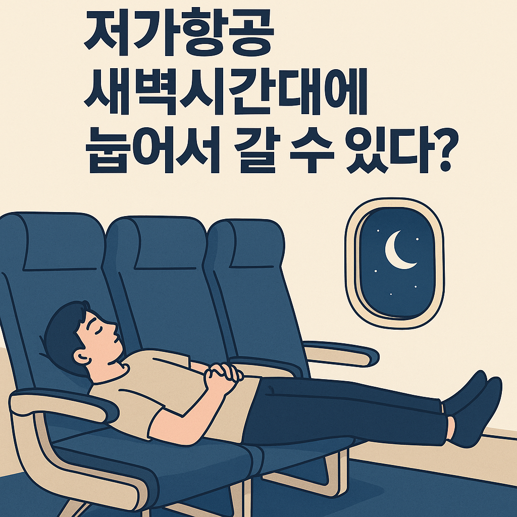 저가항공누워가기