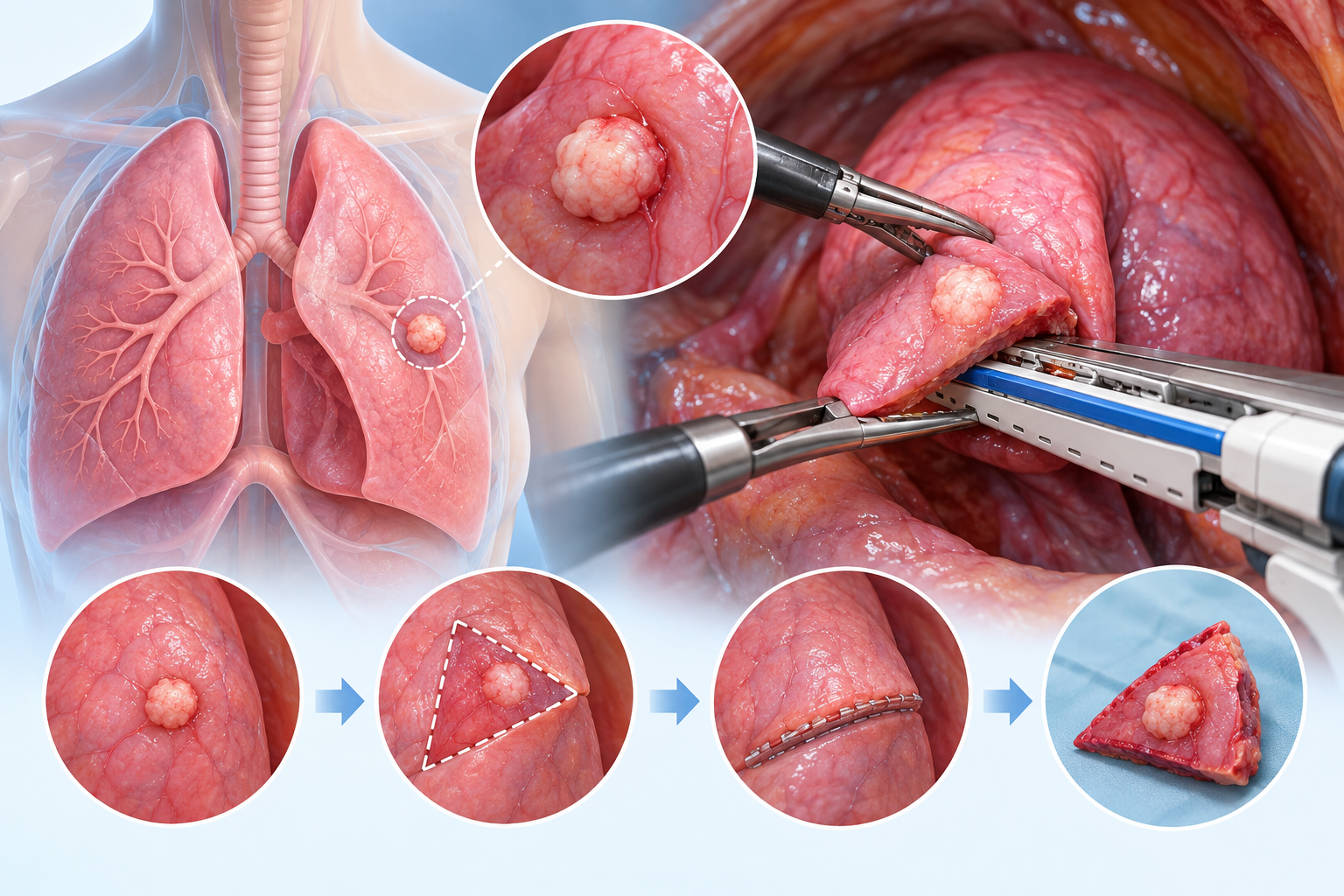 Wedge Resection of Lung 뜻은? 폐 쐐기절제술 수술 방법과 회복 과정