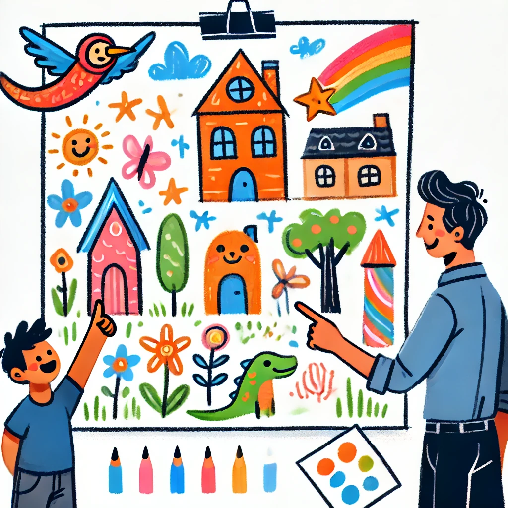 아동미술의 비평: 긍정적인 피드백의 중요성