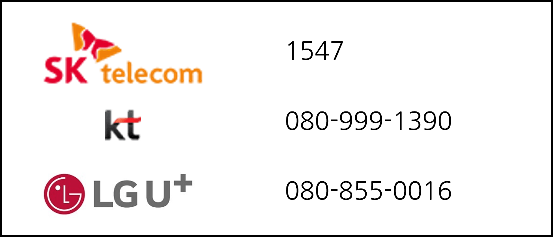 통신사별 선거여론조사 전화 차단방법