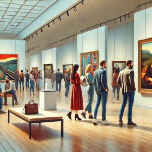 지역 갤러리와 전시회 방문하기