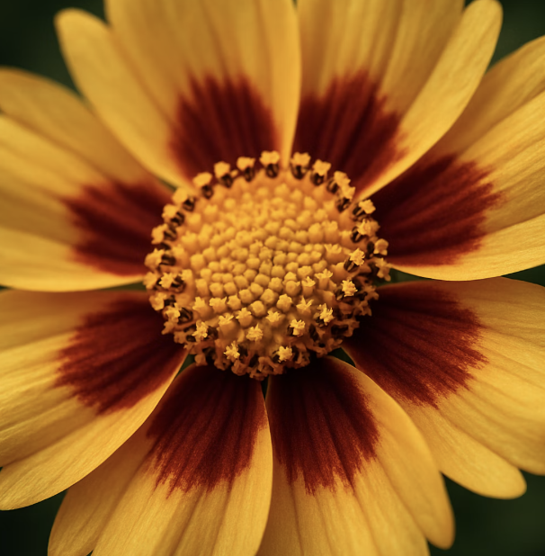 꽃의 심장을 들여다보세요