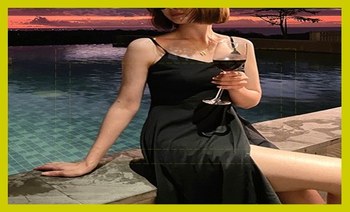 블랙 슬리브리스 원피스