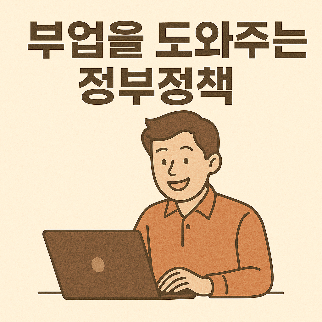 부업에 도움이 될 정부정책 이미지