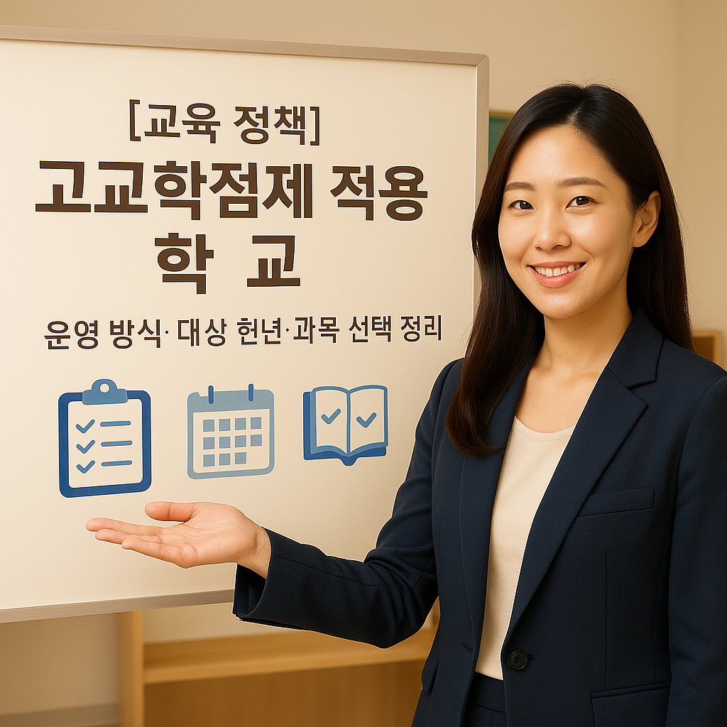 [교육 정책] 고교학점제 적용 학교 ｜ 운영 방식&middot;대상 학년&middot;과목 선택 정리