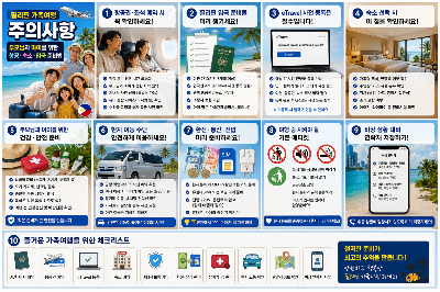 필리핀 가족여행 주의사항 &amp;#124; 부모님과 아이를 위한 항공&middot;숙소&middot;입국 준비법