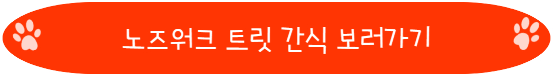 노즈워크 트릿 간식