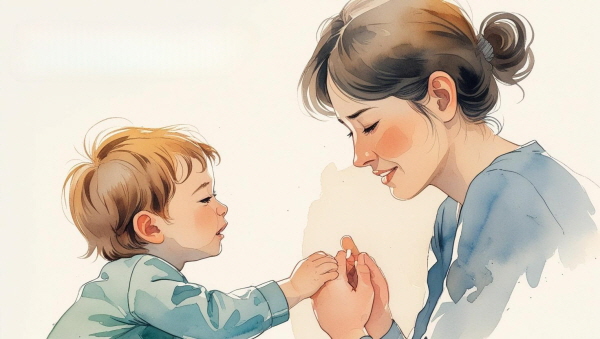 INFP 부모에게 필요한 것은 감정을 누르거나 억제하는 것이 아닙니다. 감정을 인정하면서도, 그 감정에 휘둘리지 않는 중심을 세우는 일입니다에 관한 그림