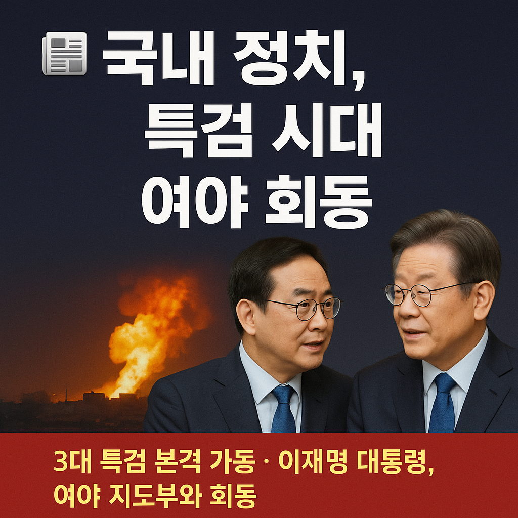국내 정치, 특검 시대와 여야 회동