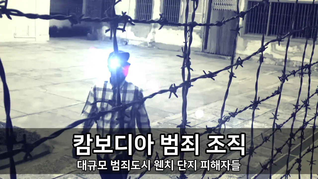 캄보디아 범죄 조직 - 대규모 범죄도시 웬치 단지 피해자들