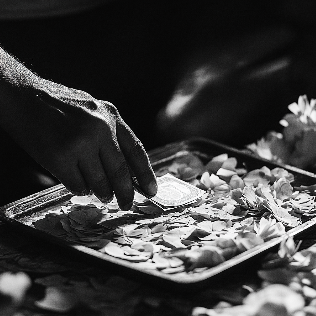 장례식장에서 조의금 내는 꿈