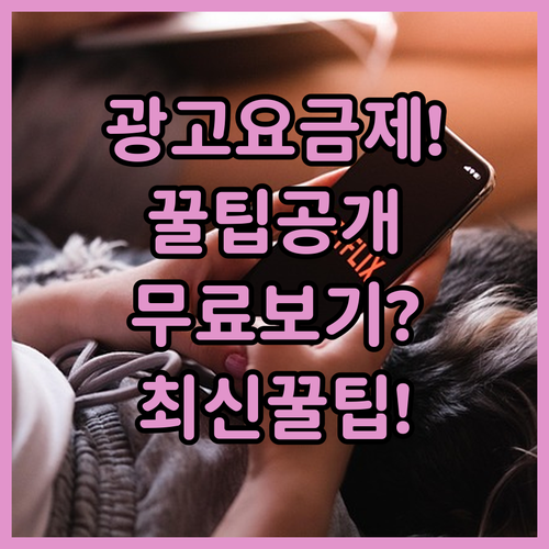 넷플릭스 광고형 요금제의 모든 것과 ..