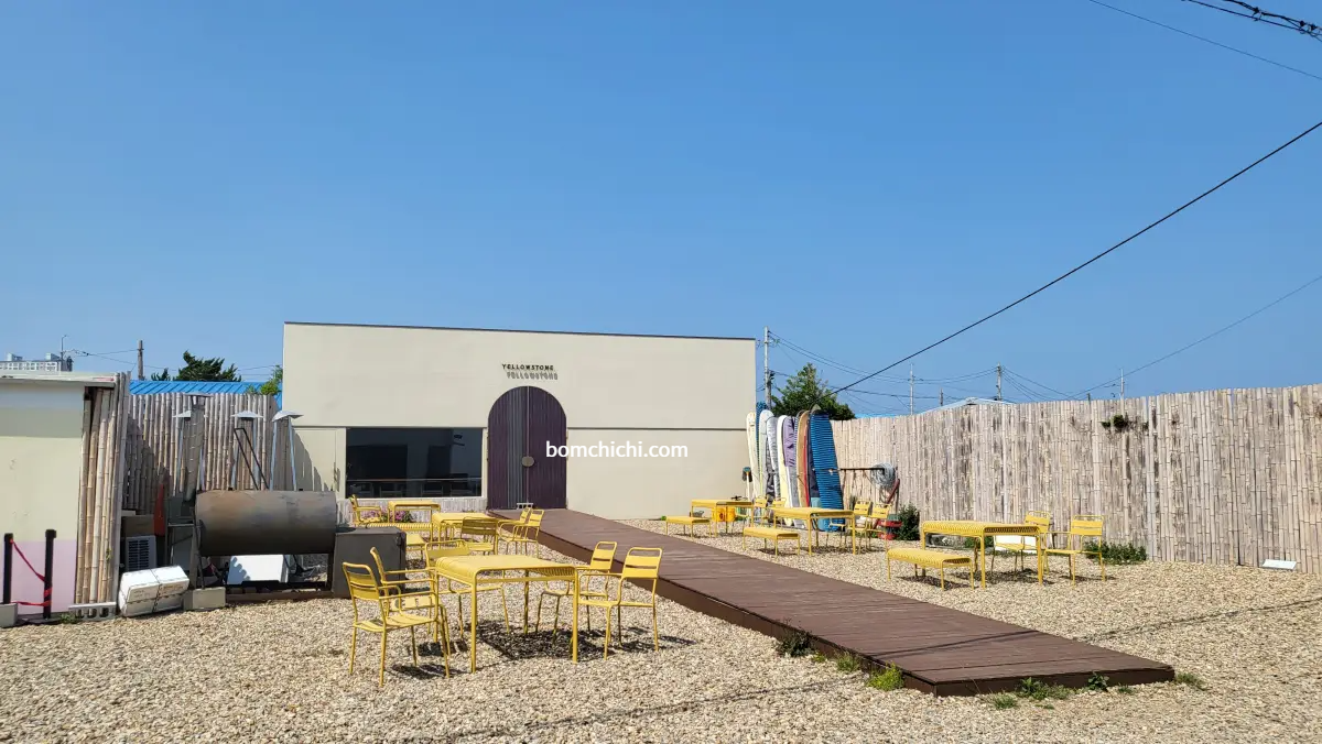 대왕암공원으로 향하는 길에 보이는 상점