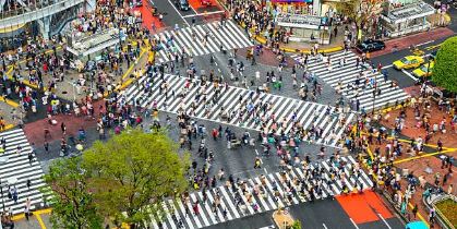 시부야 스크램블 교차로