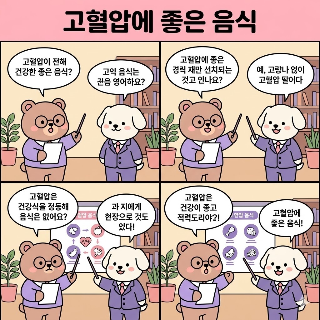 고혈압에 좋은 음식, 혈압 관리 식단에서 먼저 봐야 할 기준