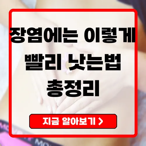 장염 빨리 낫는 법