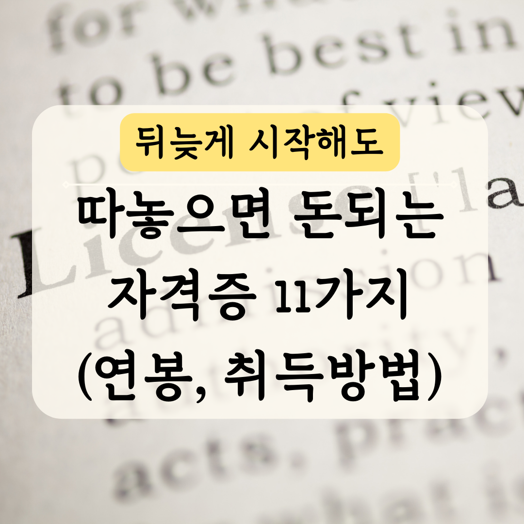 따놓으면 돈되는 자격증 도선사 연봉