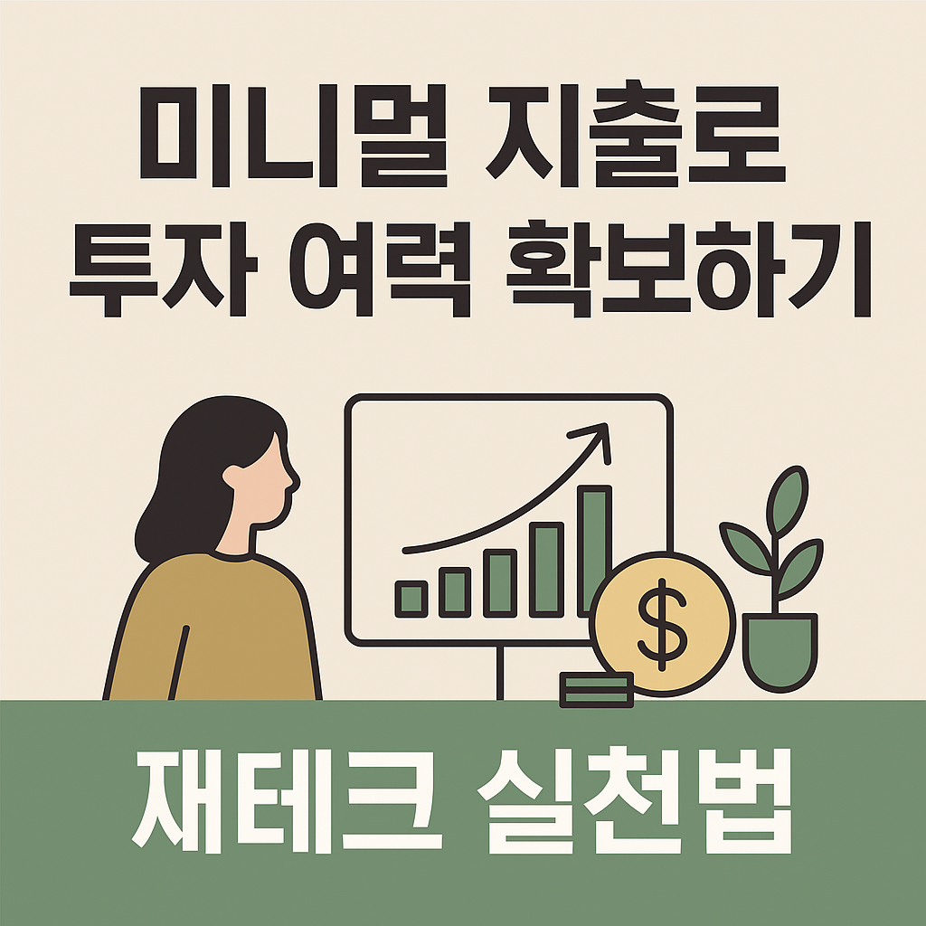 미니멀 지출로 투자 여력 확보하기｜재테크 실천법