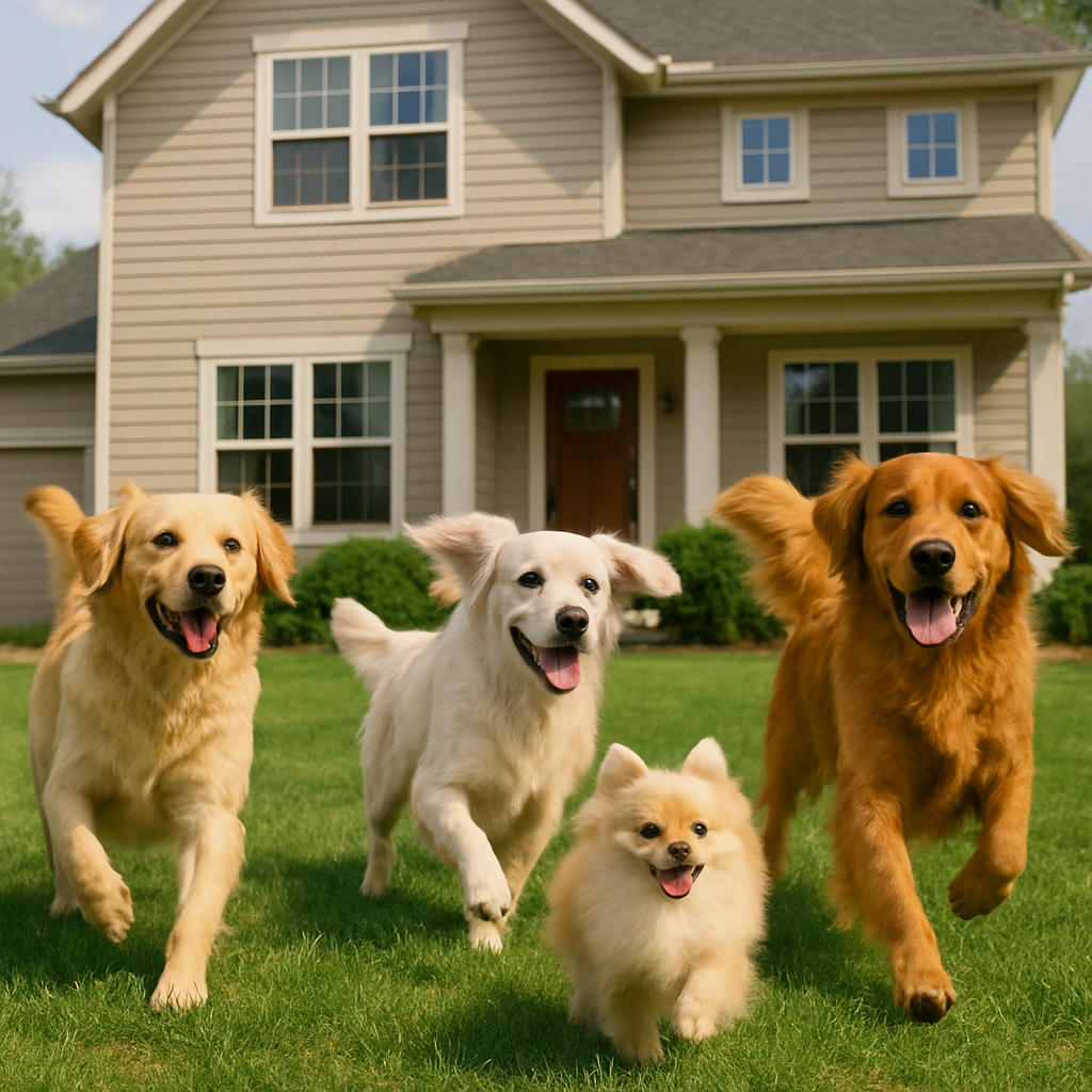 귀가 쫑긋해서 기분이 좋은 강아지