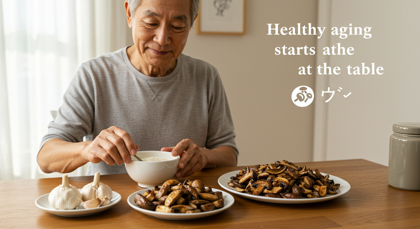 65세 이상 면역력 강화 (슈퍼푸드, 영양, 시니어건강)