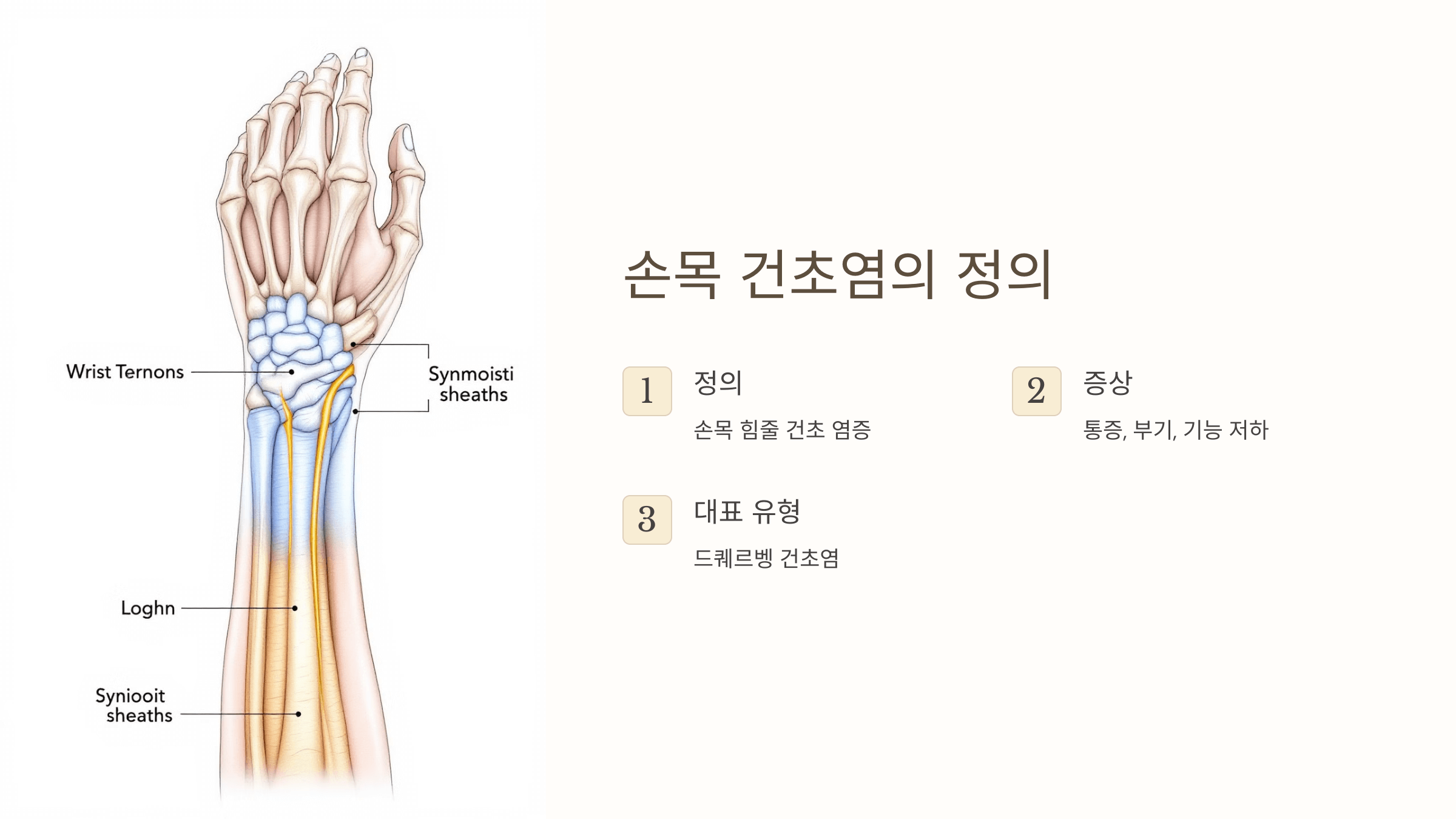 손목 건초염과 관련된 사진입니다.