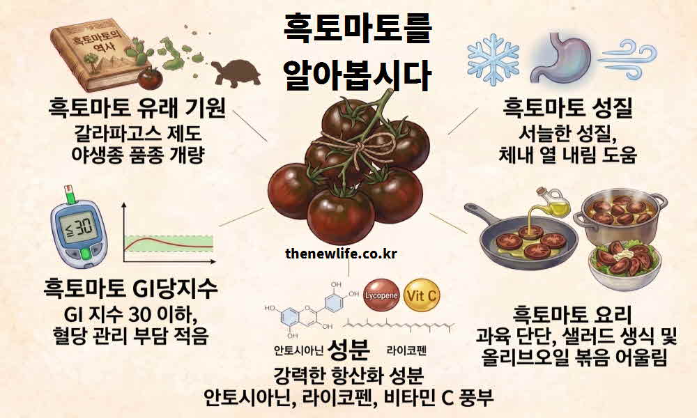 흑토마토 효능 유래 기원