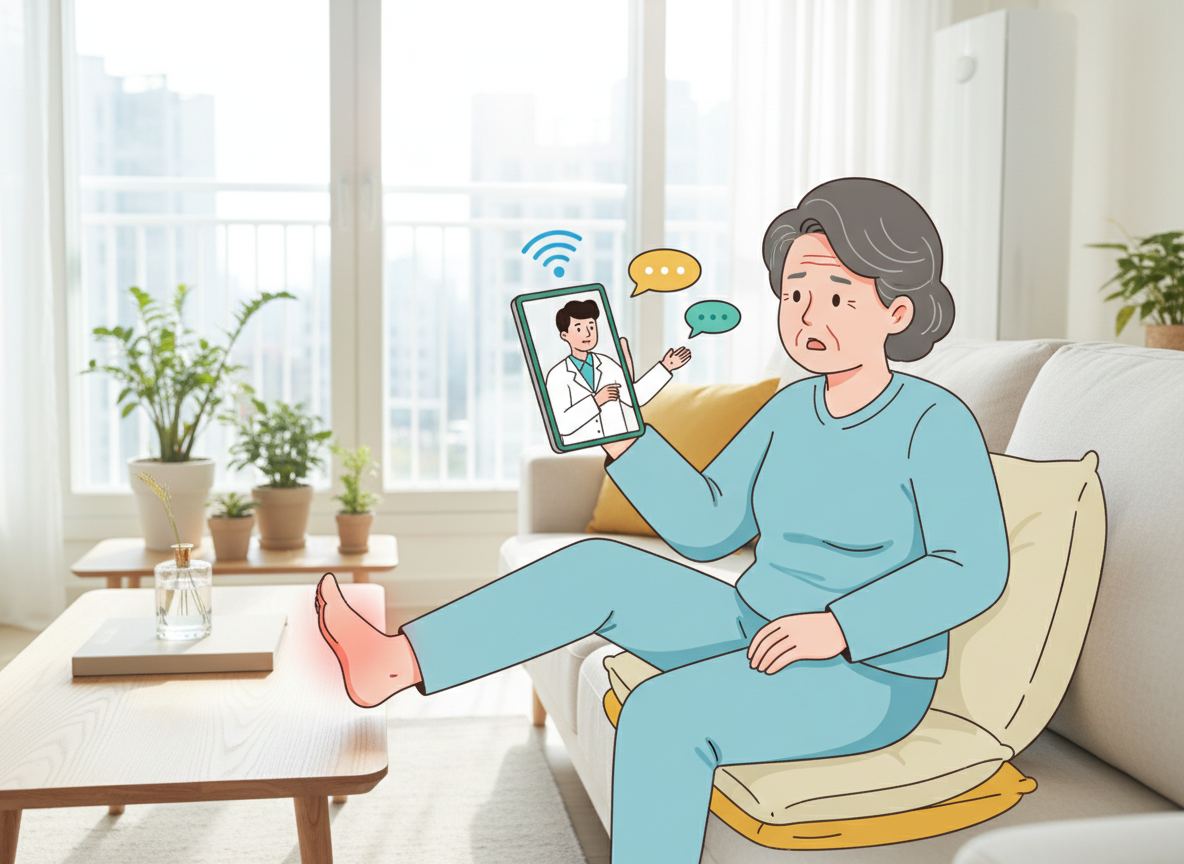 걷기 러닝 발등 통증 원인 진료과 찾기 어디아파 앱 어플