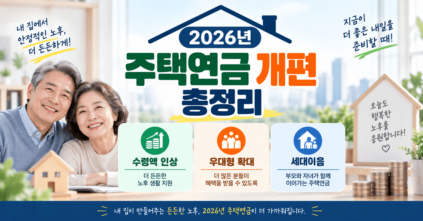 2026년 주택연금 개편 총정리 안내 이미지