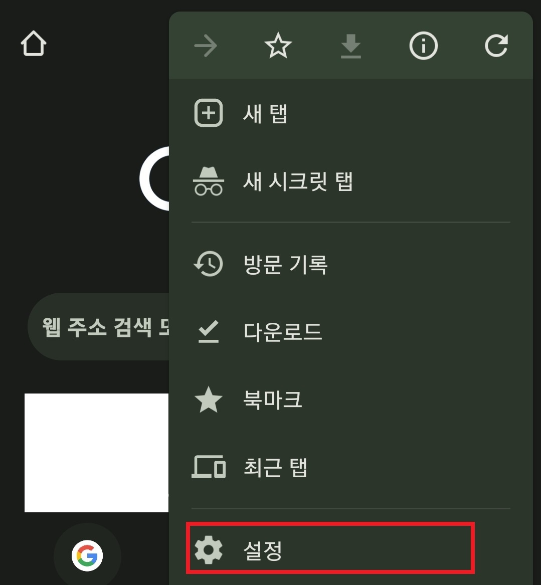 크롬 시작 페이지 설정하는 방법 11