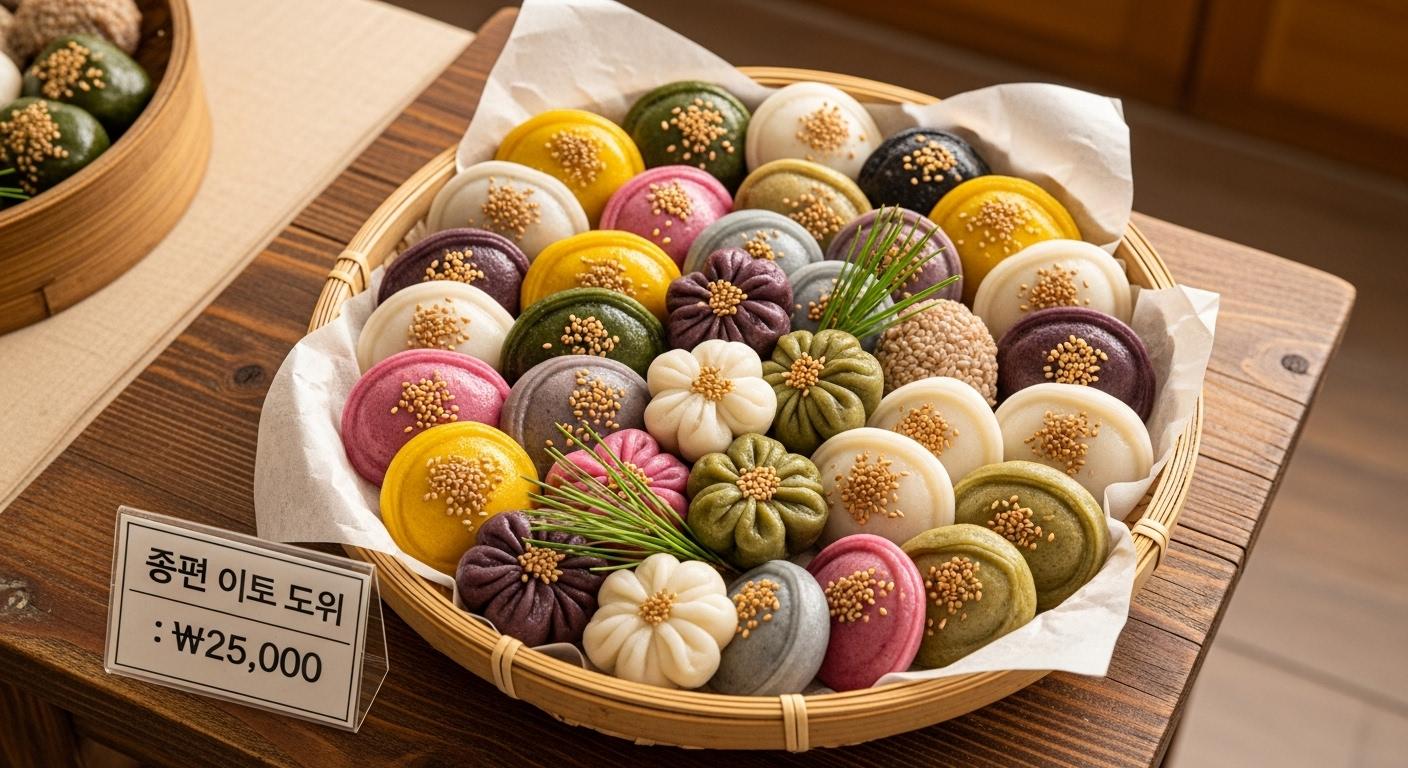 송편 한되 가격