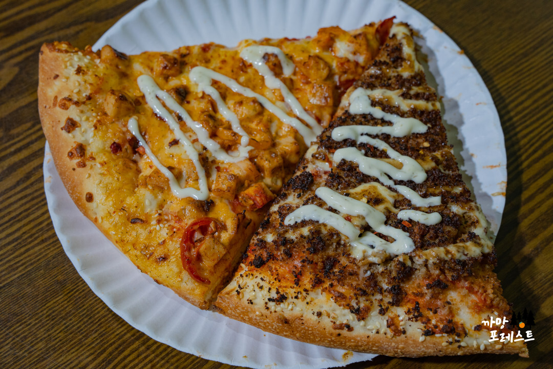 캐나다 밴쿠버 거리 피자